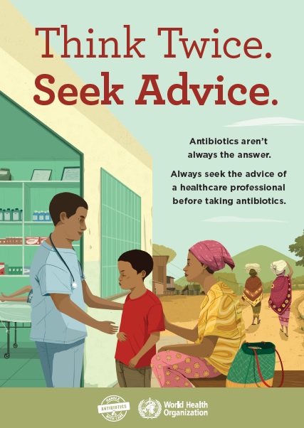 Antibiotic awareness poster