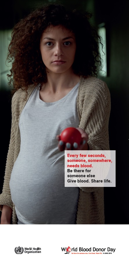 blood donor child boy banner