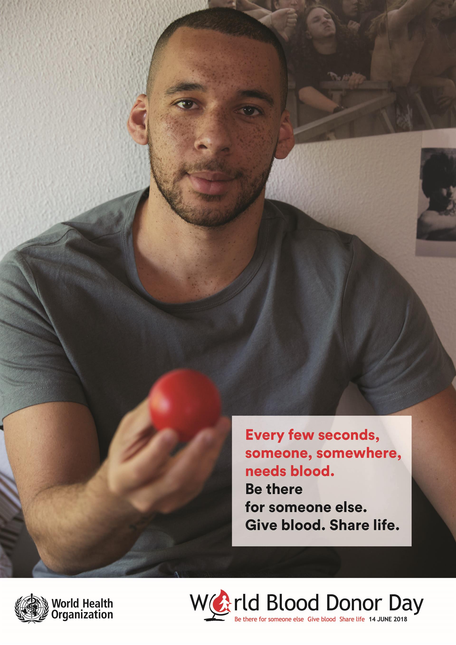 blood donor young man