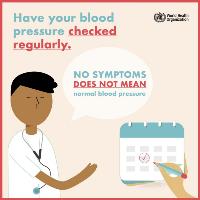 CVD hypertension has no symptom