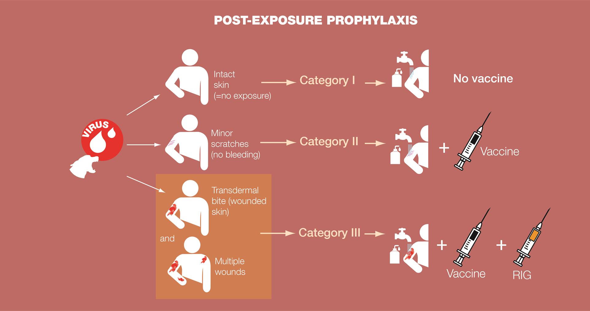 Post-exposure prophylaxis scheme
