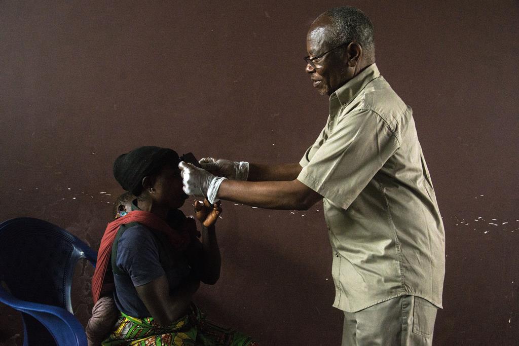 telesphore mumbere eye test drc ebola