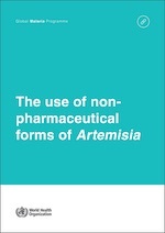 The use of non-pharmaceutical forms of Artemisia