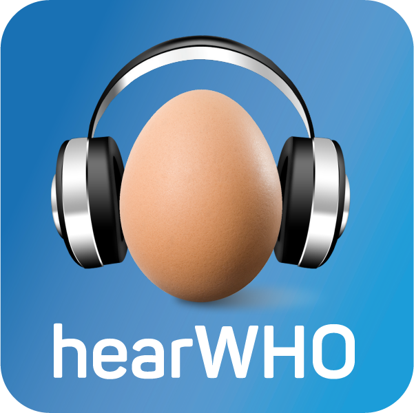 hearWHO app logo