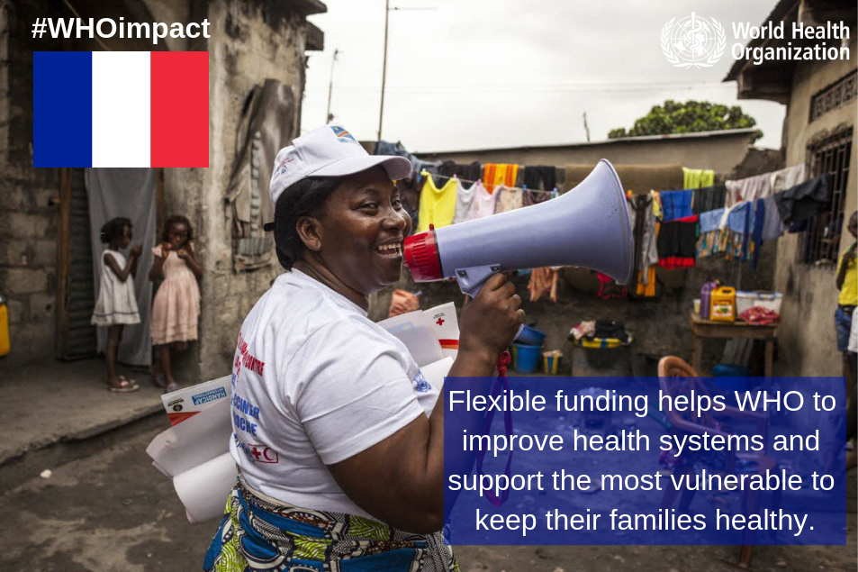 Woman holding speaker