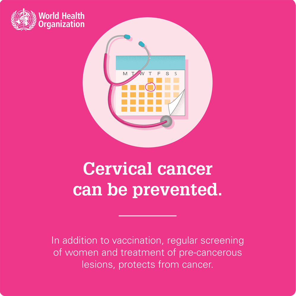 infographic: Cervical cancer can be prevented