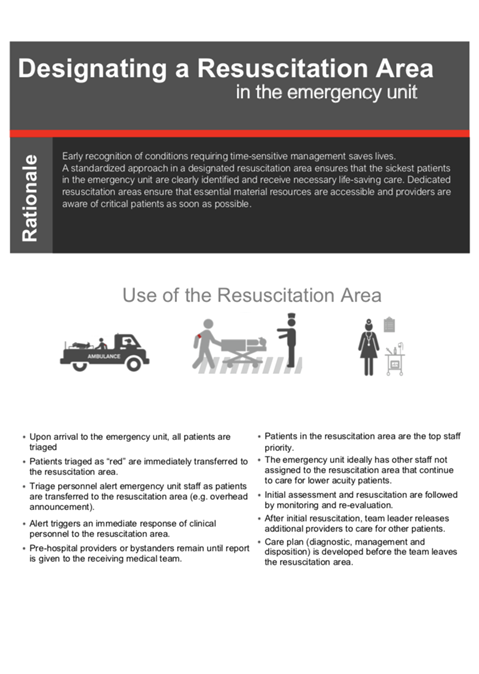 Resuscitation Area Designation Tool