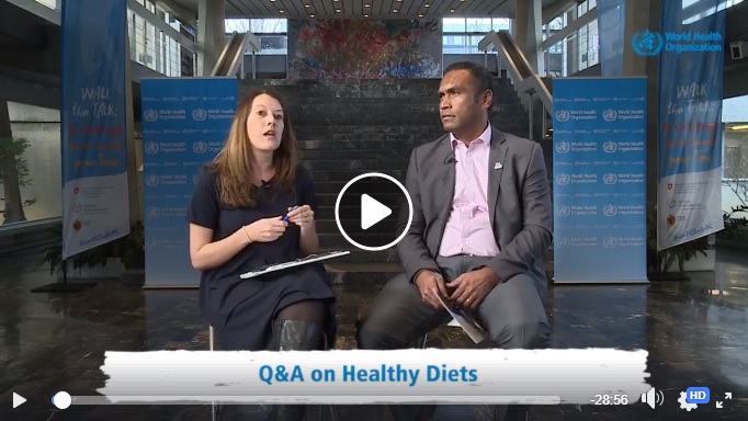 Facebook live healthy diets