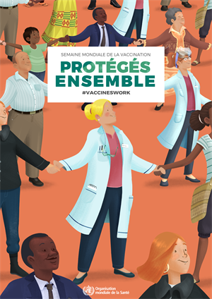 immunization week 2019 poster doctor