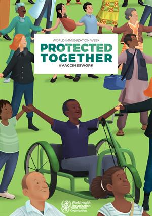 immunization week 2019 poster polio