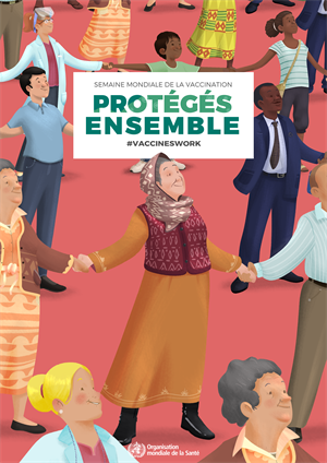 immunization week 2019 poster religious leader