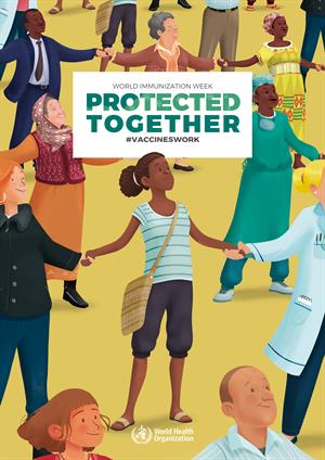 immunization week 2019 poster teen