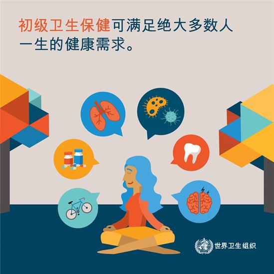 Primary health care can address the vast majority of people's health needs throughout their lives.