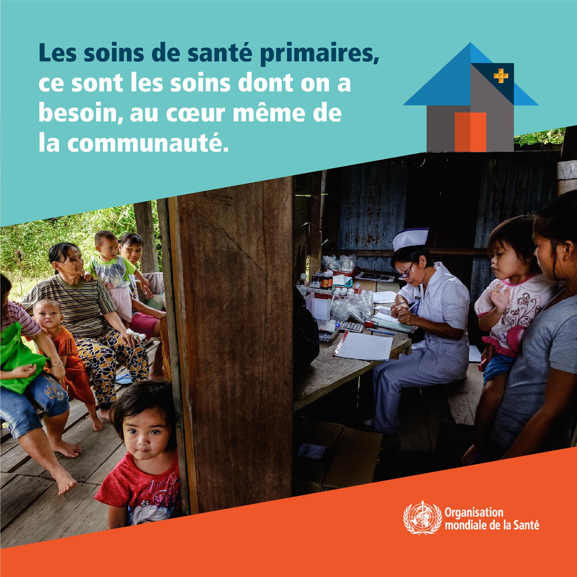 Primary health care is the care, right in the heart of your community.