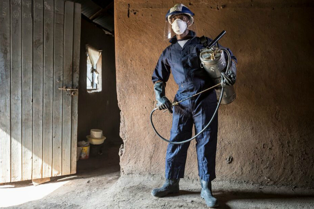 Expertise is needed to know where and when to implement vector control, such as spraying insecticides inside houses to kill mosquitoes.