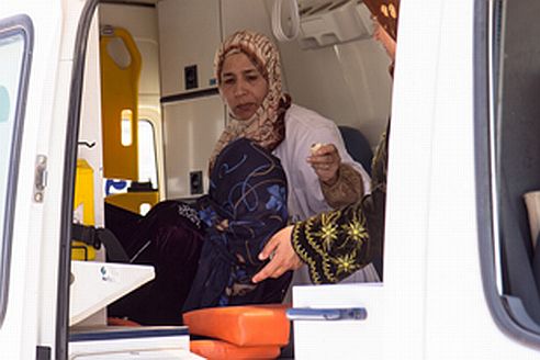 midwive zaatari refugee camp jordan mobile clinic