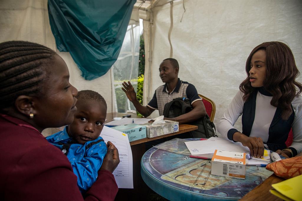 mohindo baby eye test drc ebola