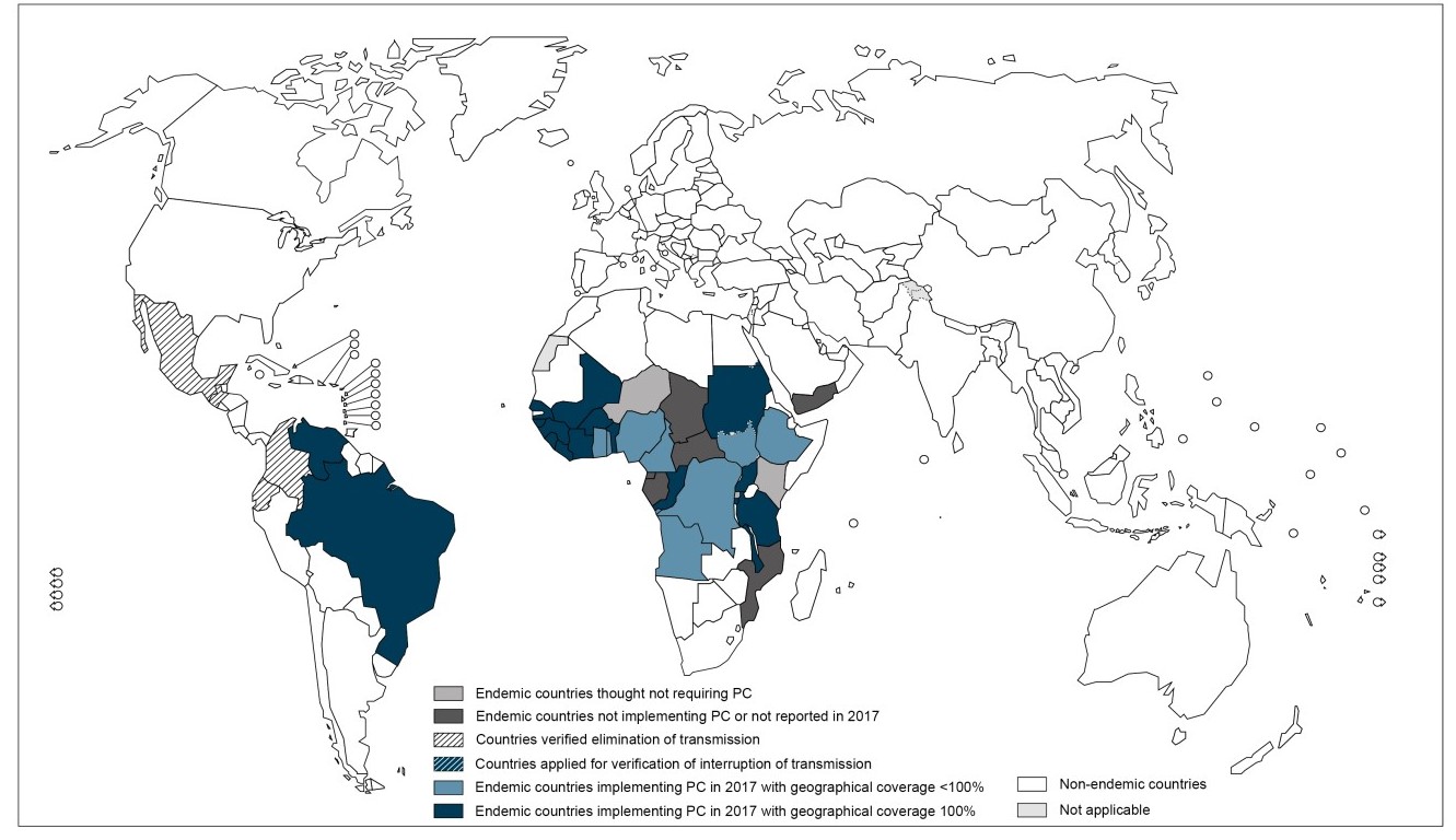 onchocerciasis map