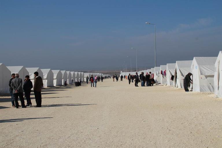 Refugees camp Refugees camp