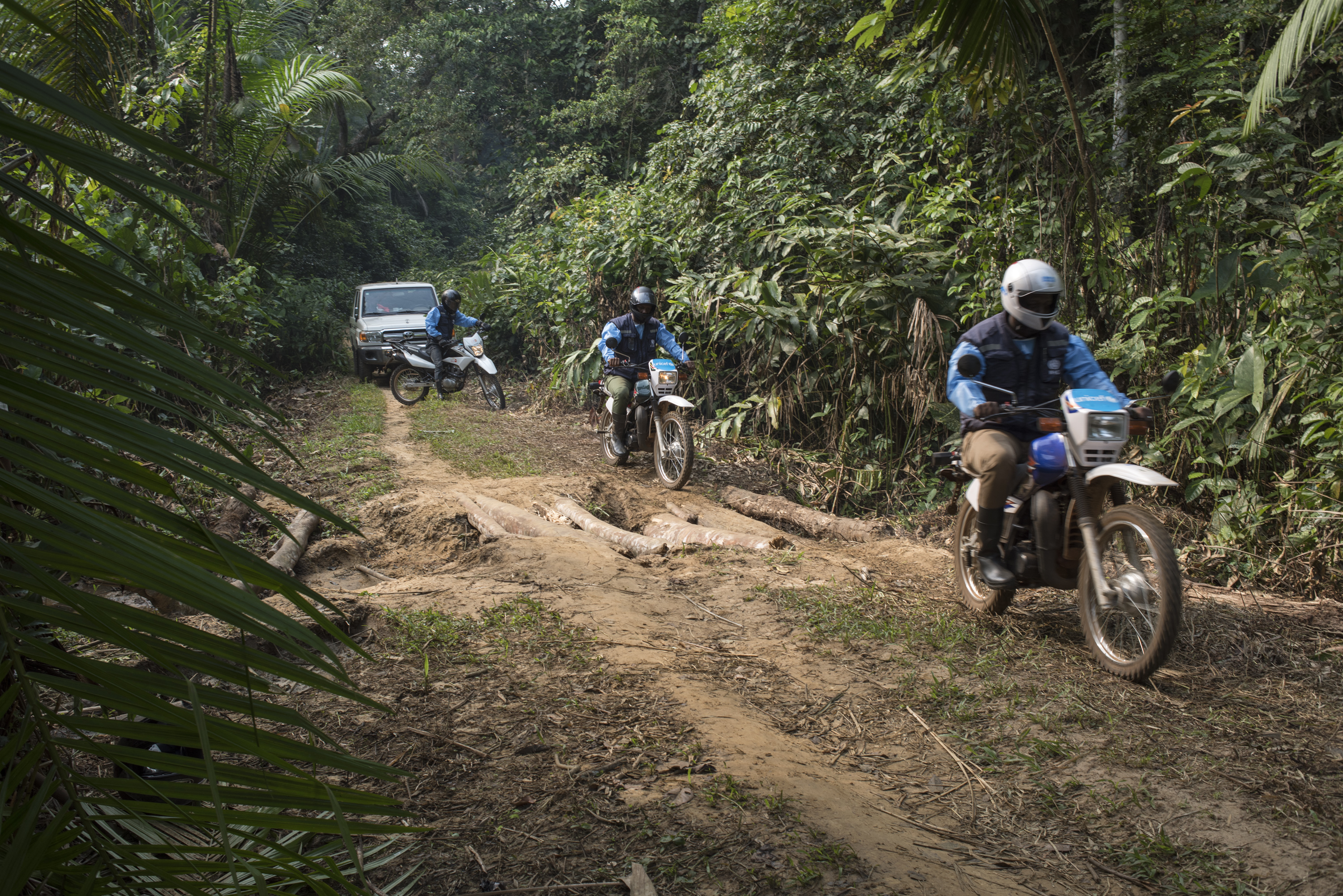 Road from Iboko to Bosolo Ibola