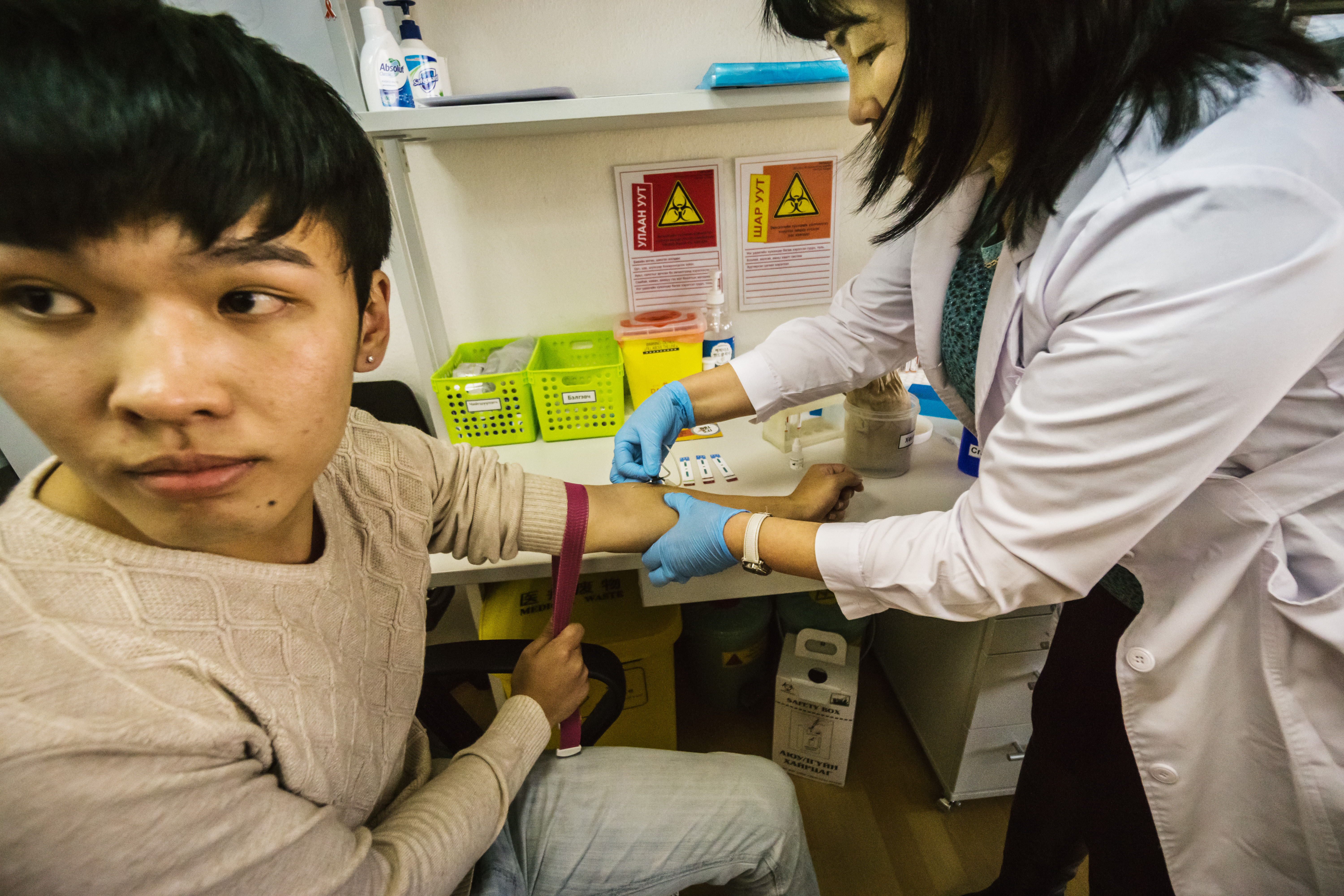 OMS-Yoshi Shimizu – Dépistage des IST en Mongolie