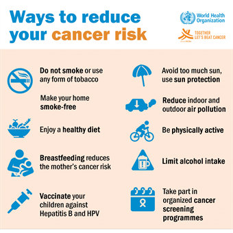 Ways to reduce cancer risk