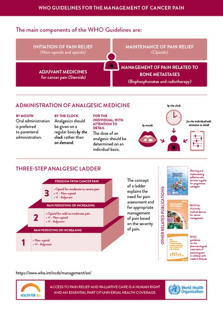 Guidelines for the management of cancer pain