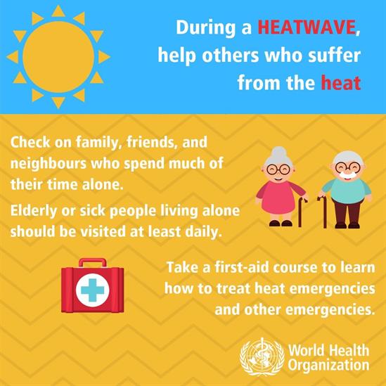 Help others who suffer from heat