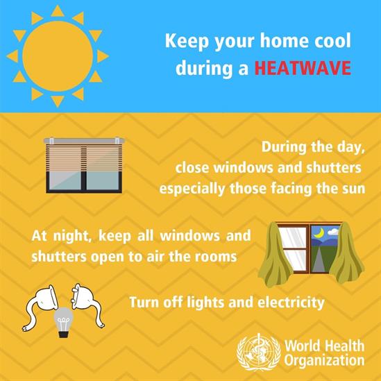 Keep your home cool during heatwave
