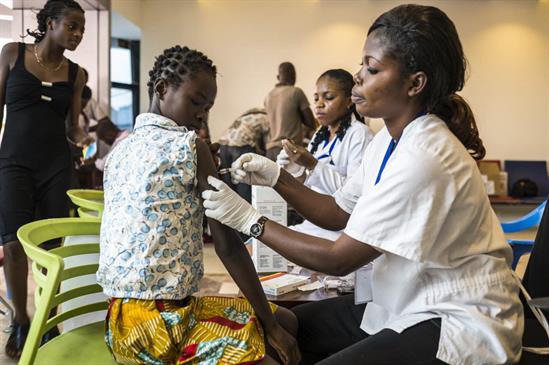 yellow fever vaccination campaign, Democratic Republic of the Congo