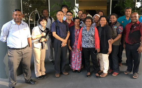 Participants of the Infection Prevention and Control Workshop, July 2018